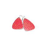 Red polka dot earrings by ColorUpLife.