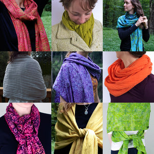 9 cotton and rayon scarf style examples by ColorUpLife