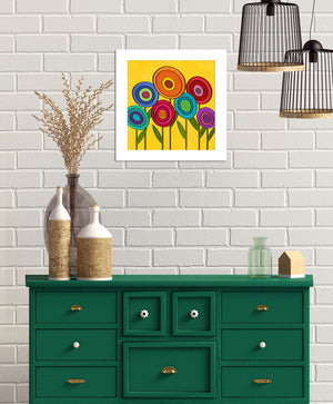 Wild Flowers  20" X 20"