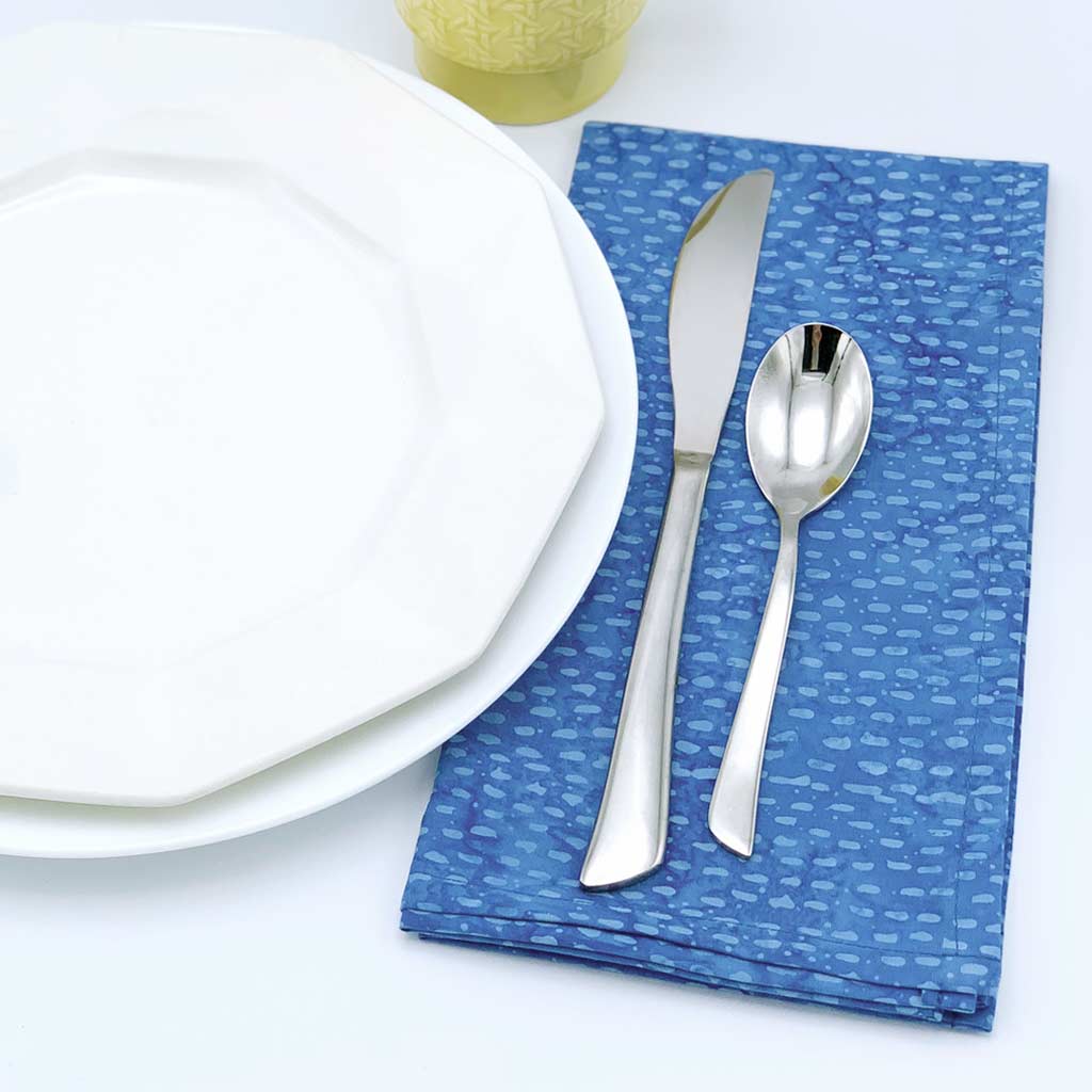Blue Cloth Napkins by ColorUpLife