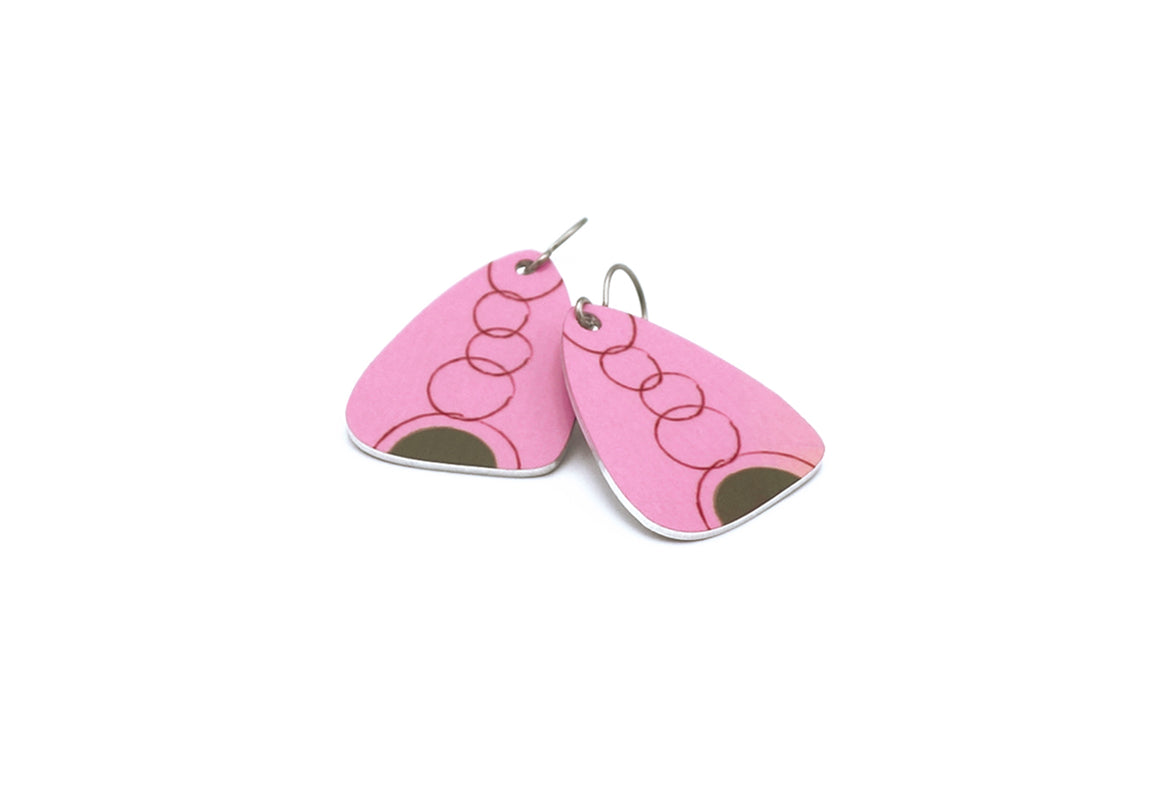 Pink Eva Earrings by ColorUpLife