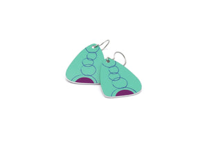 Teal Eva Earrings by ColorUpLife