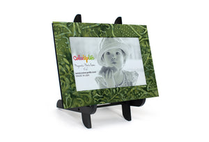 Evergreen Magnetic Picture Frame Displayed on a Decorative Easel by ColorUpLife