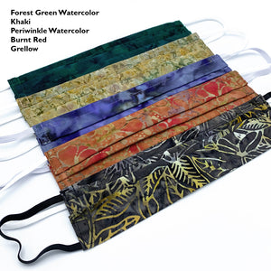 Regular Fit Batik Face Masks by ColorUpLife