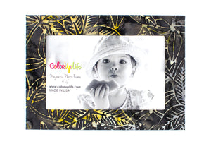 Grellow Leaf Magnetic Picture Frame by ColorUpLife