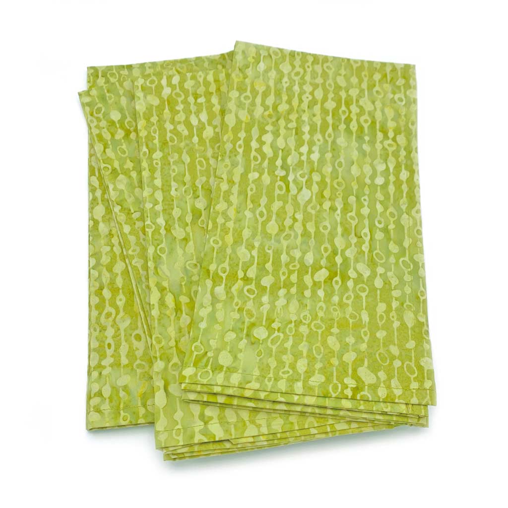 Cloth Napkins - Green Bamboo