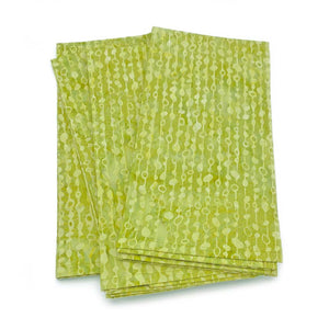 Set of 4 Green Bamboo Cloth Napkins by ColorUpLife