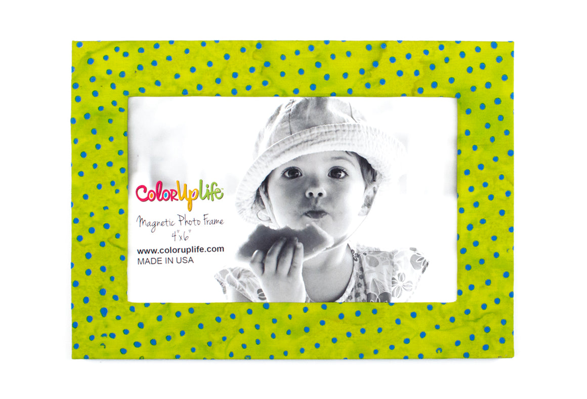 Lime Magnetic Photo Frame by ColorUpLife