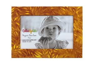 Harvest Gold Magnetic Photo Frame by ColorUpLife