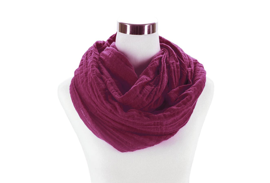 Darker Berry Infinity Scarf by ColorUpLife