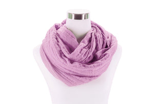 Light Orchid Infinity Scarf by ColorUpLife