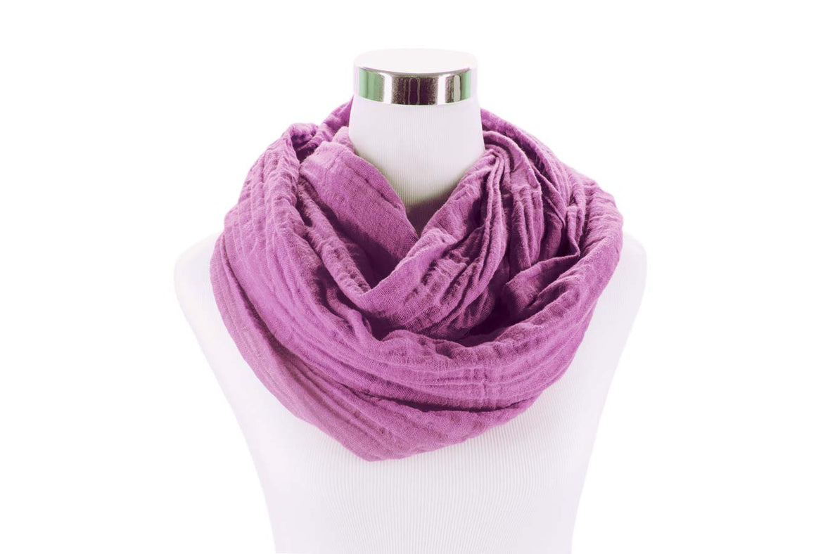 Lilac Infinity Scarf by ColorUpLife