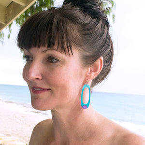 Blue Sylvie Earrings by ColorUpLife