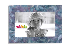 Light Purple Leaves Magnetic Picture Frame by ColorUpLife
