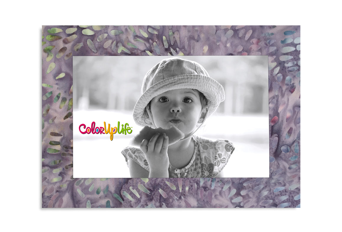 Light Purple Splash Magnetic Picture Frame by ColorUpLife