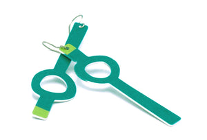 Teal Lollie Earrings by ColorUpLife
