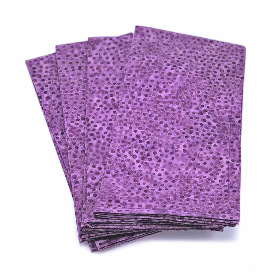 Purple Cloth Napkins with Dots by ColorUpLife