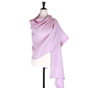 Lilac cotton wrap scarf by ColorUpLife