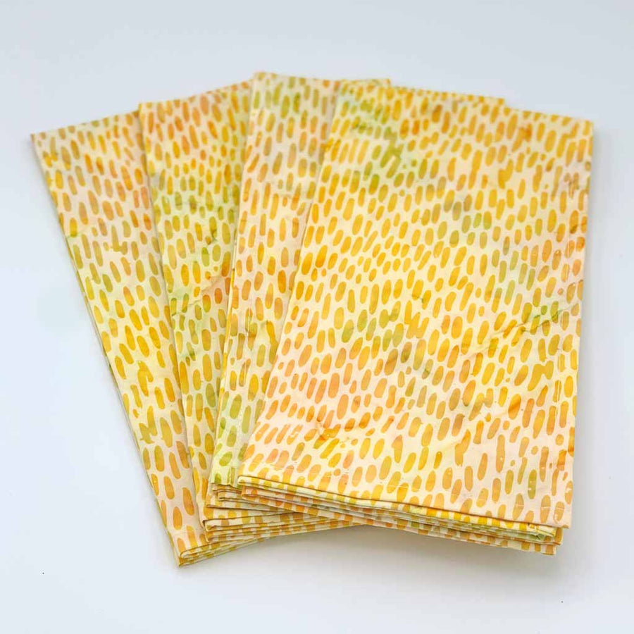Yellow Cloth Napkins by ColorUpLife