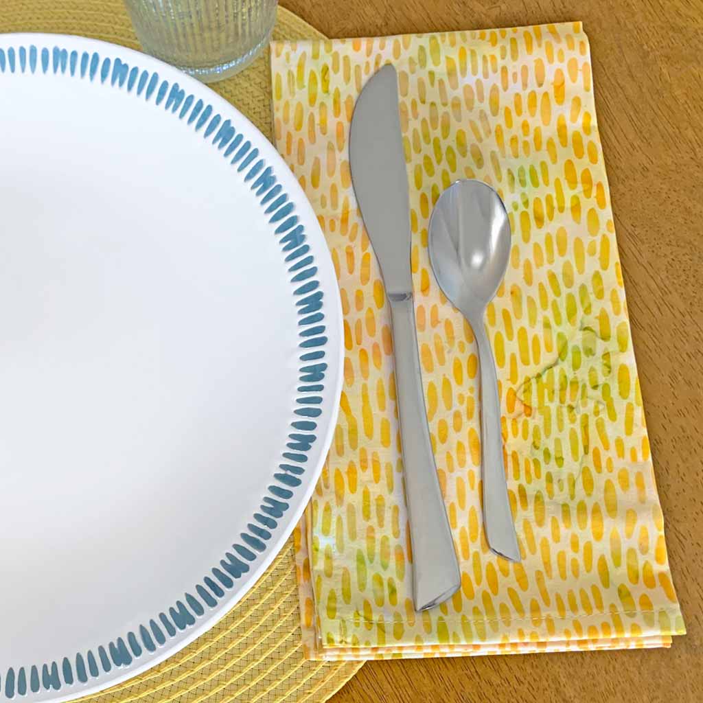 Cloth Napkins - Yellow