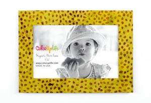 Golden Magnetic Picture Frame by ColorUpLife